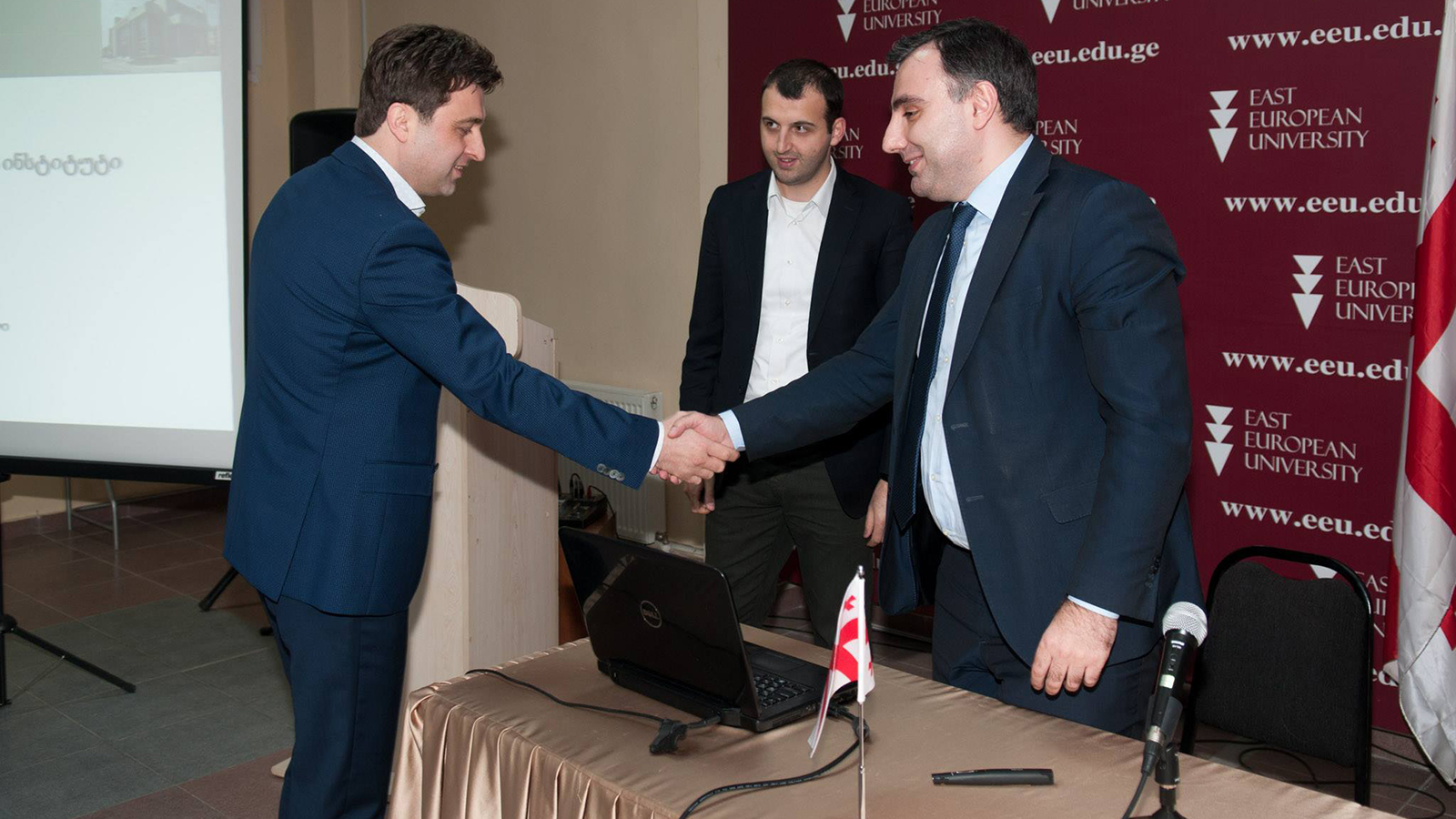 საჯარო აუდიტის ინსტიტუტმა აღმოსავლეთ ევროპის უნივერსიტეტში პრეზენტაცია გამართა