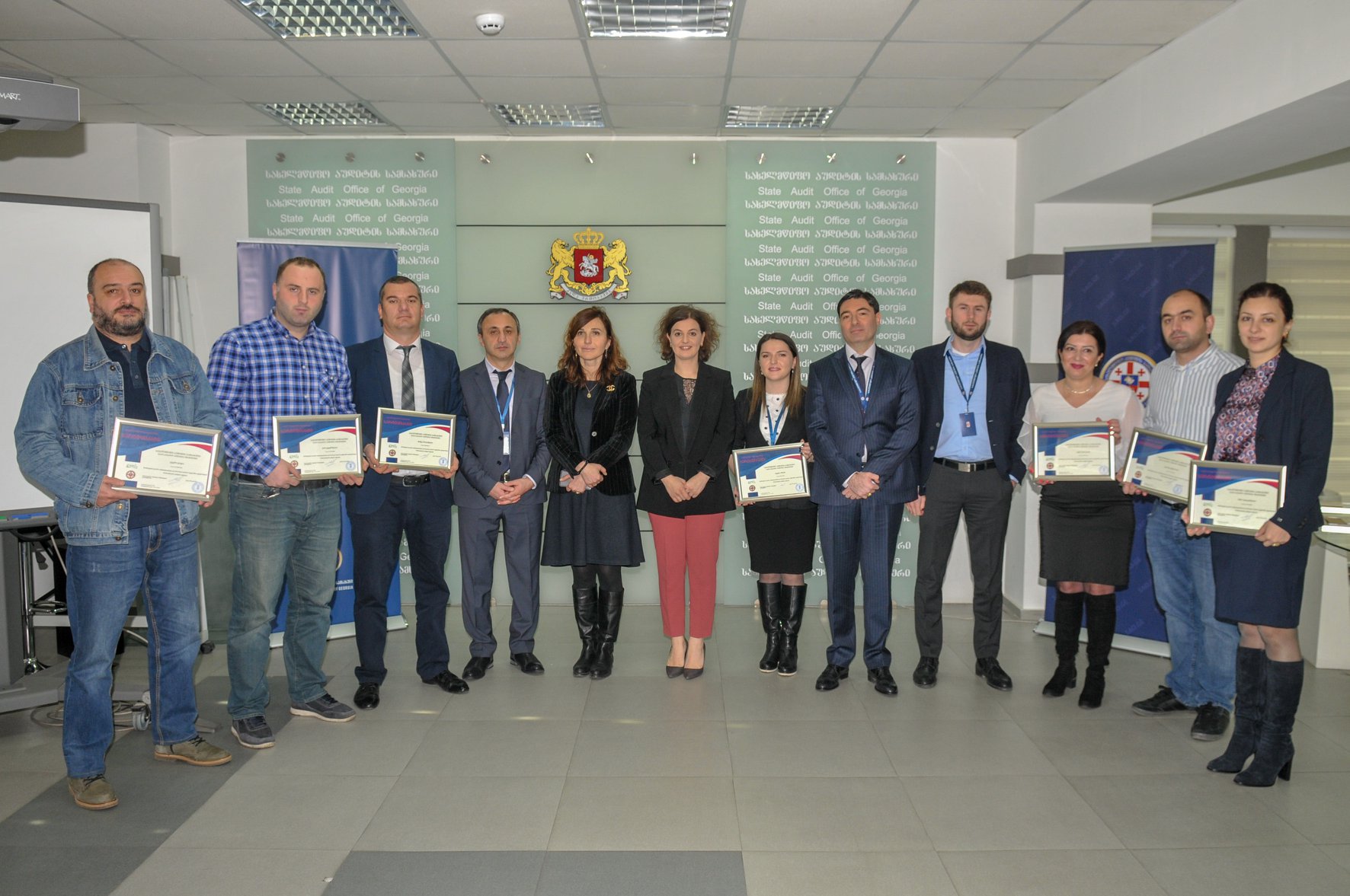 საჯარო აუდიტის ინსტიტუტის საჯარო სექტორის აუდიტორული მომსახურების სერტიფიკატი ცხრა პირმა მიიღო